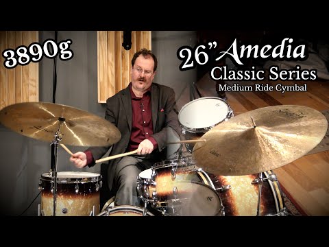 Amedia 26" Classic Series Medium Ride Cymbal - 3890g image 8
