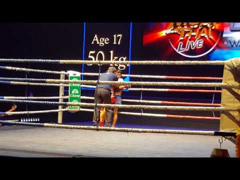 Muay Thai Live Boxing after the show at Asiatique (1 June 2017)
