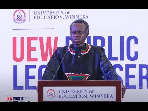 UEW PUBLIC LECTURE SERIES 2025, SPEECH BY PROF. P.L.O. LUMUMBA (PAN-AFRICANIST)