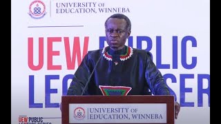 UEW PUBLIC LECTURE SERIES 2025, SPEECH BY PROF. P.L.O. LUMUMBA (PAN-AFRICANIST)