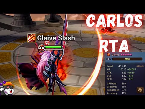 The Power Of Carlos (Fire Weapon Master) In RTA  Summoners War
