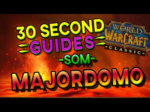 Majordomo Executus - Molten Core - SoM - 30 Second Guides
