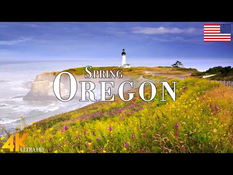 Spring Oregon 4K Ultra HD • Stunning Footage Oregon, Scenic Relaxation Film with Calming Music.