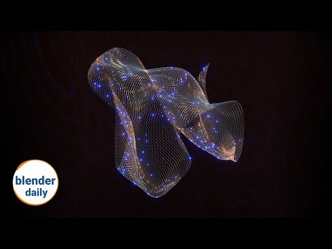 The Web: Texture based displacement | Blender Geonodes Daily, tip 52