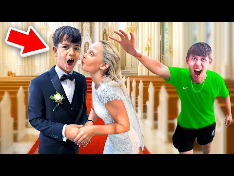 I'm DESTROYING the LITTLE BOY'S WEDDING! 😱