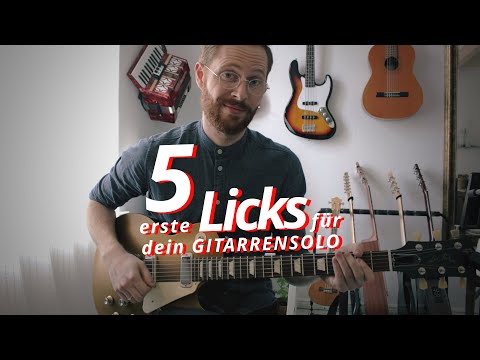 E-Gitarre lernen | 5 Pentatonik Licks für dein Gitarrensolo