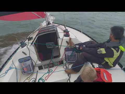 SeXy shit, X-99. by X-yachts of Denmark, surfing 13 knots offshore Dunkirk.