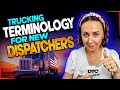 Trucking terminology for new dispatchers. #dispatchtrainingcenter #freightdispatcher #dispatching
