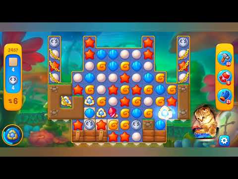 Fishdom 2022, no Boosters,  2457  level  -  прохождение без бустеров,  2457  уровень.