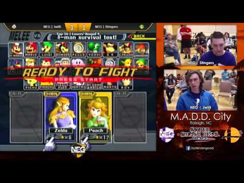 [M.A.D.D. City - Raleigh] (Top 16) Losers' R4 - NEG | Jwilli (Sheik) vs NEG | Stingers (Peach)