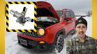 Fixing 2016 Jeep Renegade (P0128) Thermostat Housing Replacement!