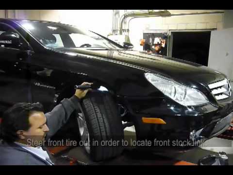 Lowering a Mercedes CLS w/ Lowering Links