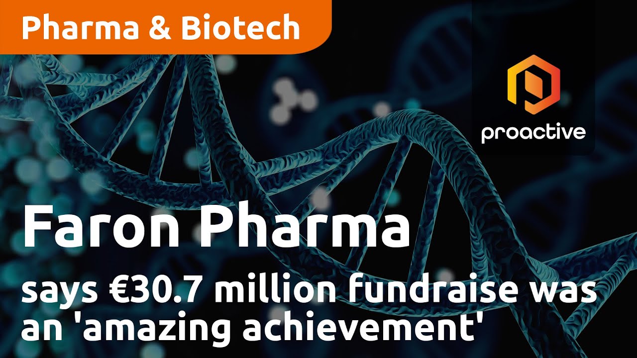 Faron Pharmaceuticals CEO says €30.7 million fundraise was an 'amazing achievement'