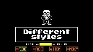 Cover art for Megalovania but every 10 seconds it plays a different style