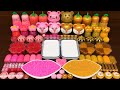 PINK Vs GOLD Mixing Random Into GLOSSY Slime Satisfying Slime Video 443