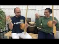 Contramestres Joyce & Mascote no berimbau