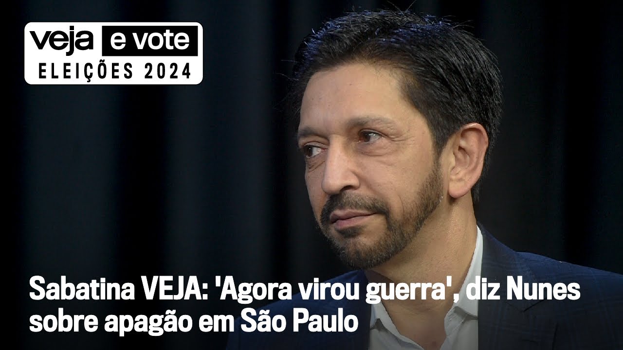 Sabatina com o candidato à prefeitura de São Paulo Ricardo Nunes (MDB) | VEJA e Vote
