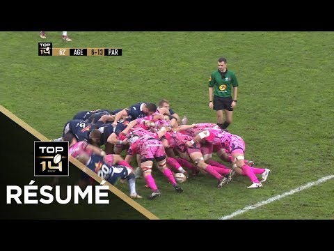 TOP 14 - Résumé Agen-Paris: 6-19 - J12 - Saison 2018/2019