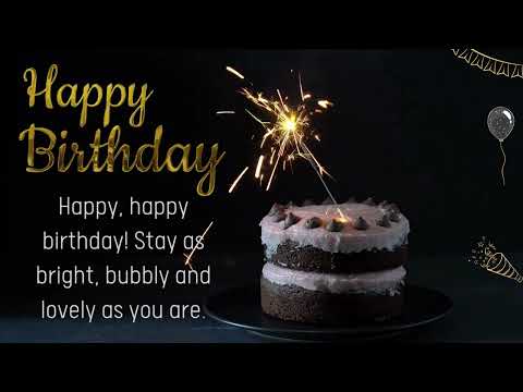 Happy, happy birthday! Stay as bright, bubbly... | Birthday wish for Brother.