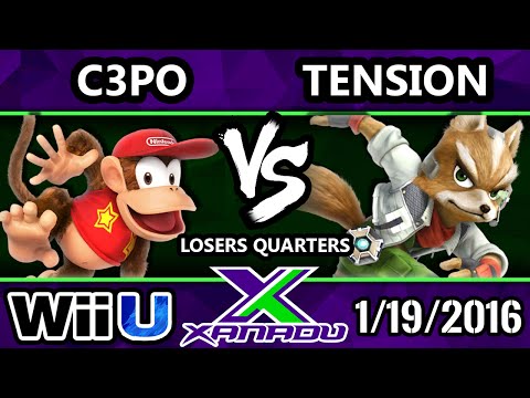 S@X 133 - TA | C3PO (Diddy) Vs. Arc | Tension (Fox) SSB4 Losers Quarters - Smash Wii U - Smash 4
