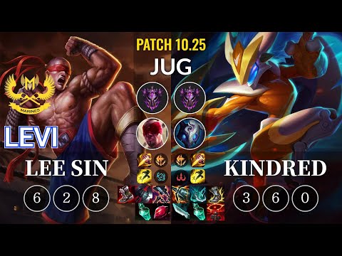 GAM Levi Lee Sin vs Kindred Jungle - KR Patch 10.25