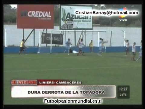 Liniers 0 Cambaceres1 Primera C 2010-11 (resumen del partido )