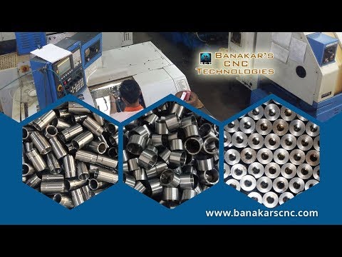 Manufacturing of cnc components at work shop