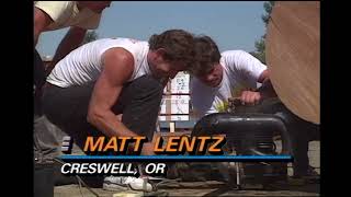 1990 STIHL TIMBERSPORTS® Albany Timber Carnival — Hot Saw and Final Standings