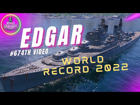 The Unstoppable EDGAR: Dominate the Battles with Cruiser EDGAR World of Warships #gaming