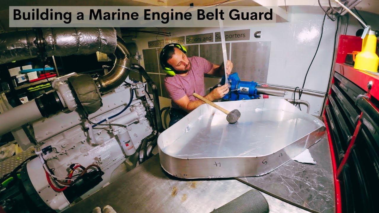 Building a Marine Engine Belt Guard - Project Brupeg Ep. 371