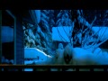 Time lapse snow at night
