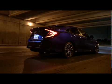 27won Catted Downpipe + AWE Frontpipe & Touring Exhaust - 2017 Honda Civic Si