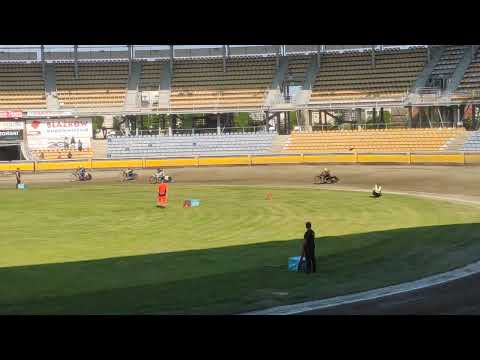 Bieg 10. Puchar Ekstraligi 250cc w Gorzowie (Andrzejczak, Ciurzyński, Miller, Panicz)