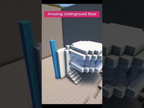 Ultimate underwater base design in Minecraft | Building underwater #shorts #youtubeshorts