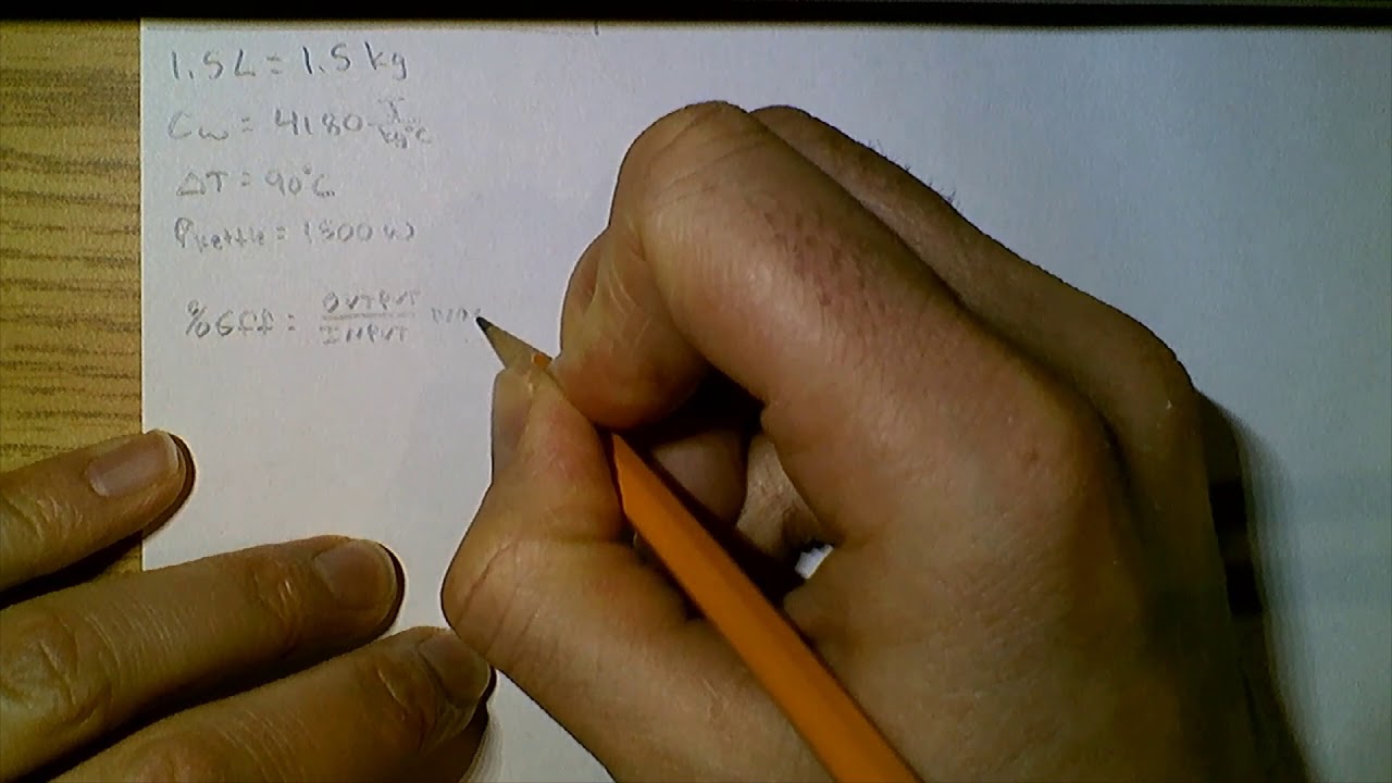 Home Bound Physics 1: Kettle Efficiency