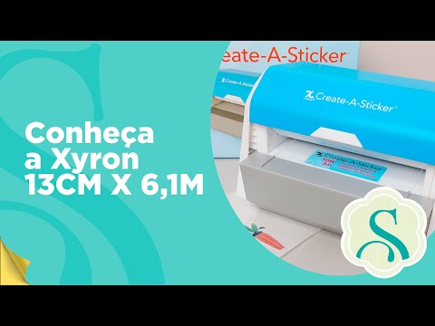 Conheça a Máquina de Fazer Adesivos Xyron 13CM X 6,1M