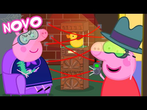Capa de Peppa Pig Português Brasil | Agentes e Espiões | NOVO Contos da Peppa Pig |