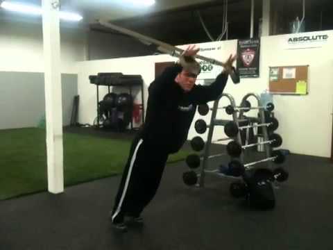 TRX shoulder press