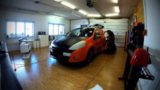 preview picture of video 'Renault Clio 3 GT Folierung / Car Wrapping / Wrap Zone / HD 720p Zeitraffer'