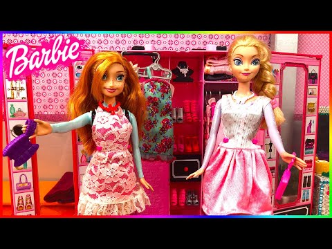 Princess Frozen Elsa Breakfast Toy Doll Morning Routine Muñecas para niños باربي Beliche para Barbie