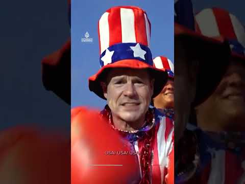 US fans celebrate victory over Paraguay in World Cup opener AJ #shorts
