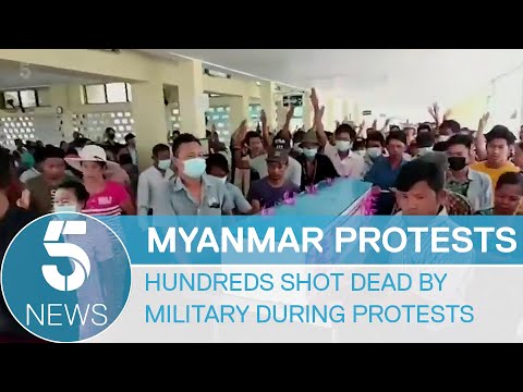 Myanmar: Thousands flee their homes after weekend of violence | 5 News