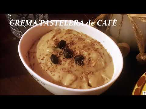 CREMA PASTELERA de CAFÉ