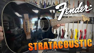 Fender Stratacoustic Restring!