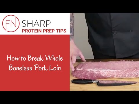 How to Break Down a Whole Boneless Pork Loin
