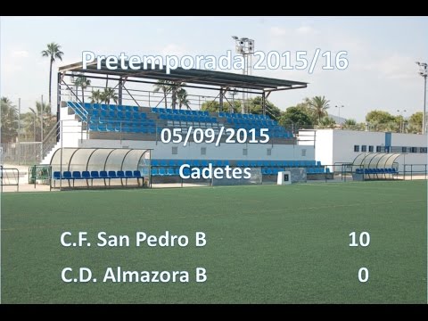 Resumen Cadete San Pedro B 10 - C.D. Almazora B 0
