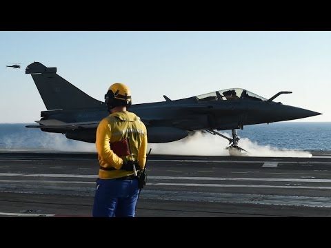 War against Islamic state group: France launches first missions from aircraft carrier