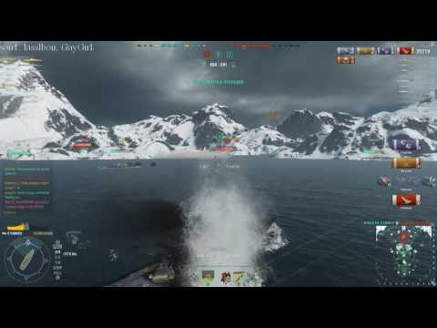 World of Warships 0.5.12 - Yamato meets Minotaur