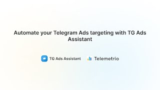 Telegram Ads Extension - TG Ads Assistant from the biggest Telegram analytic service Telemetr.io