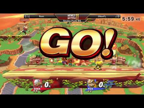 Midwest Mayhem 11 SINGLES POOLS WS: Nom (Sheik) vs. SNooFL (Fox)